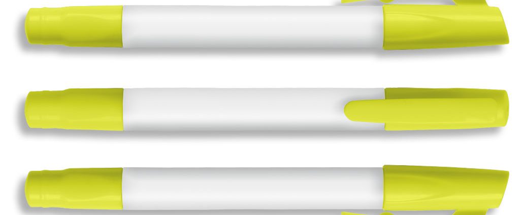 Textmarker, Wax-Marker, H6004, neon yellow